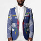 Custom Central African Republic Football Blazer Go Champions