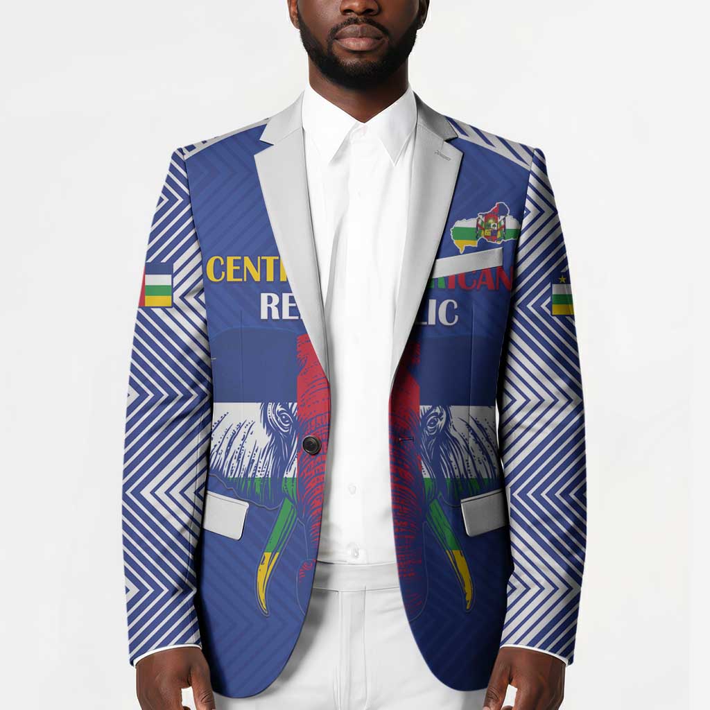 Custom Central African Republic Football Blazer Go Champions
