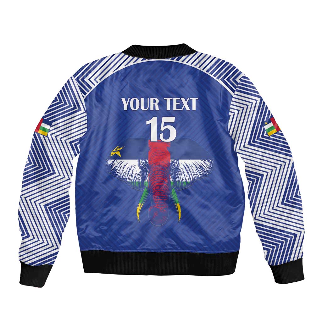 Afro Central African Republic Football Custom Bomber Jacket Go Champions - African Pride