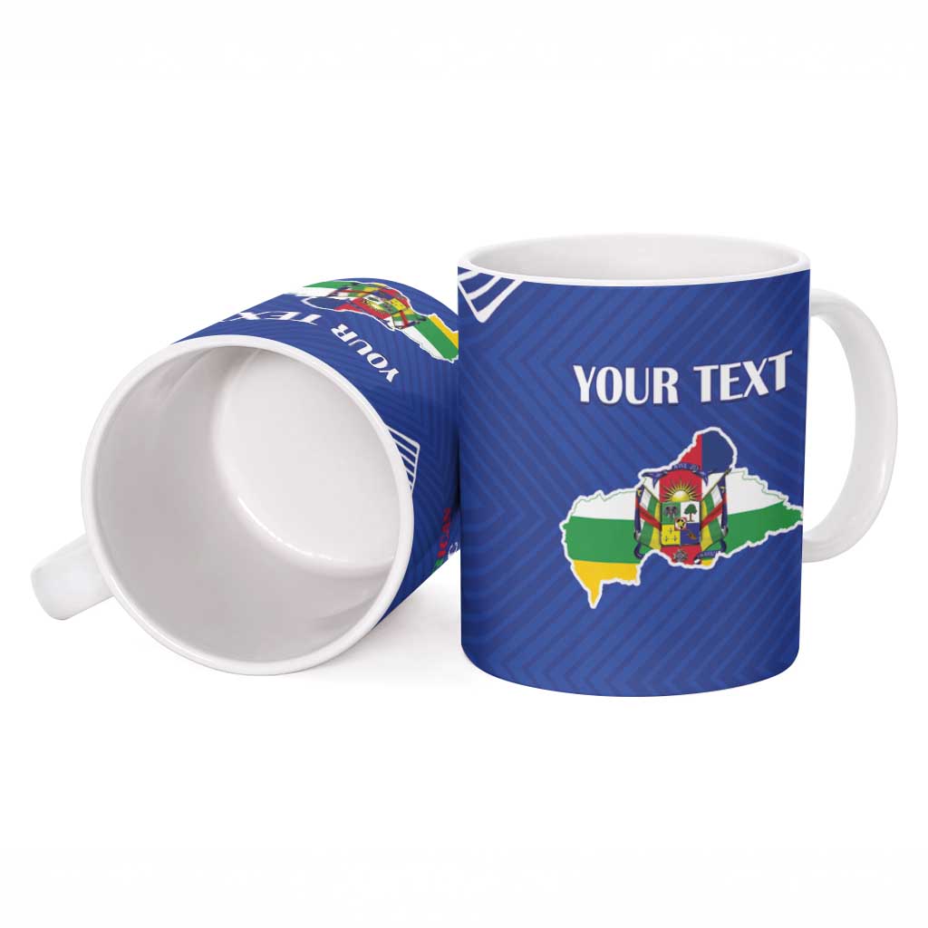 Custom Central African Republic Football Ceramic Mug Go Champions