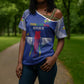 Custom Central African Republic Football Cross Shoulder Shirt Go Champions