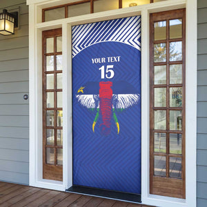 Custom Central African Republic Football Door Cover Go Champions
