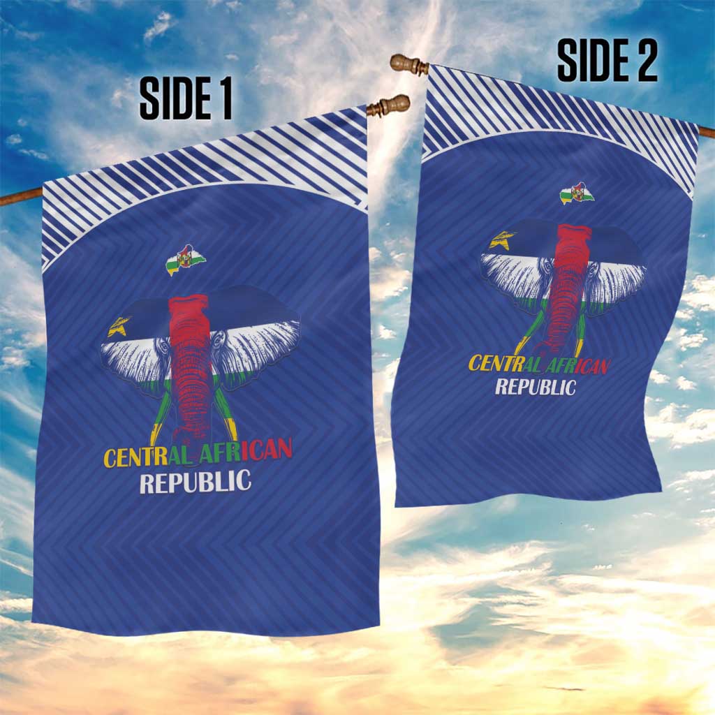 Afro Central African Republic Football Garden Flag Go Champions - African Pride