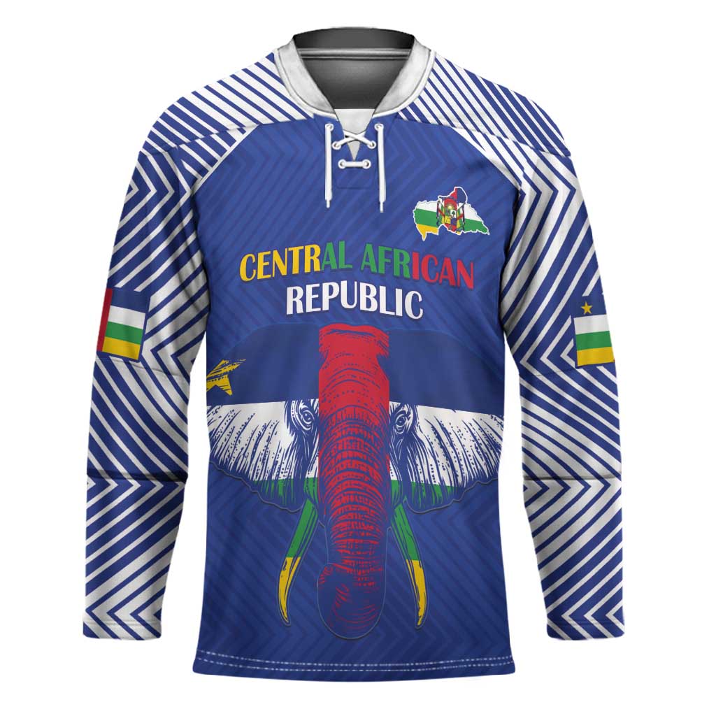 Custom Central African Republic Football Hockey Jersey Go Champions