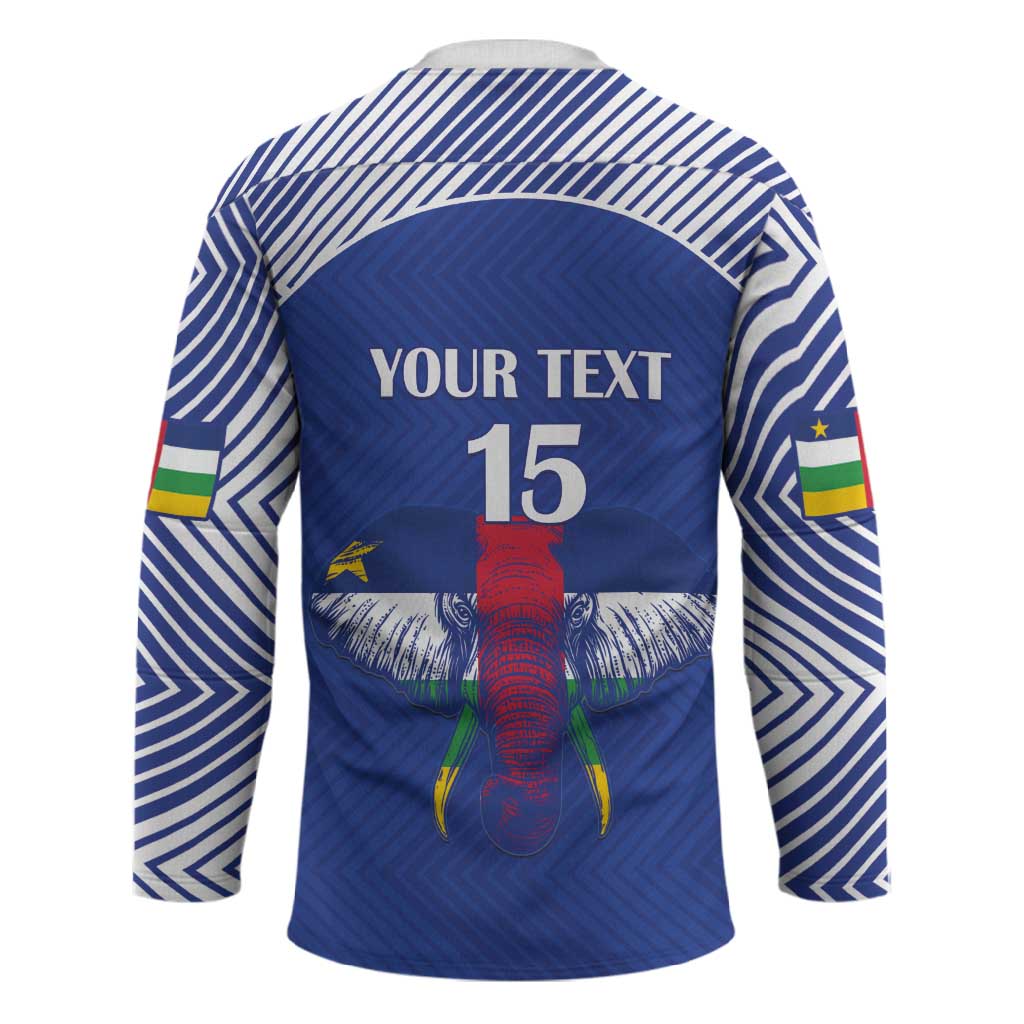 Custom Central African Republic Football Hockey Jersey Go Champions