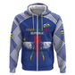 Afro Central African Republic Football Custom Hoodie Go Champions - African Pride