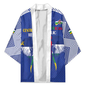 Custom Central African Republic Football Kimono Go Champions