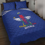 Afro Central African Republic Football Quilt Bed Set Go Champions - African Pride