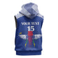 Afro Central African Republic Football Custom Sleeveless Zip Hoodie Go Champions - African Pride