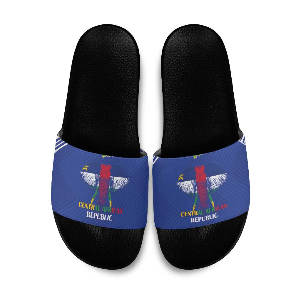 Central African Republic Football Slide Sandals Go Champions