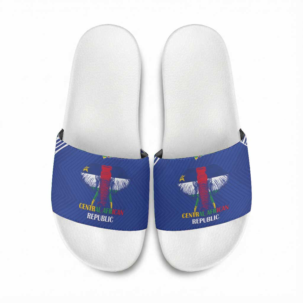 Central African Republic Football Slide Sandals Go Champions