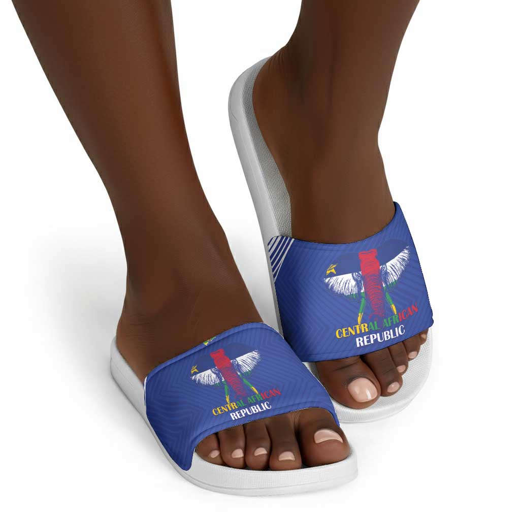 Central African Republic Football Slide Sandals Go Champions