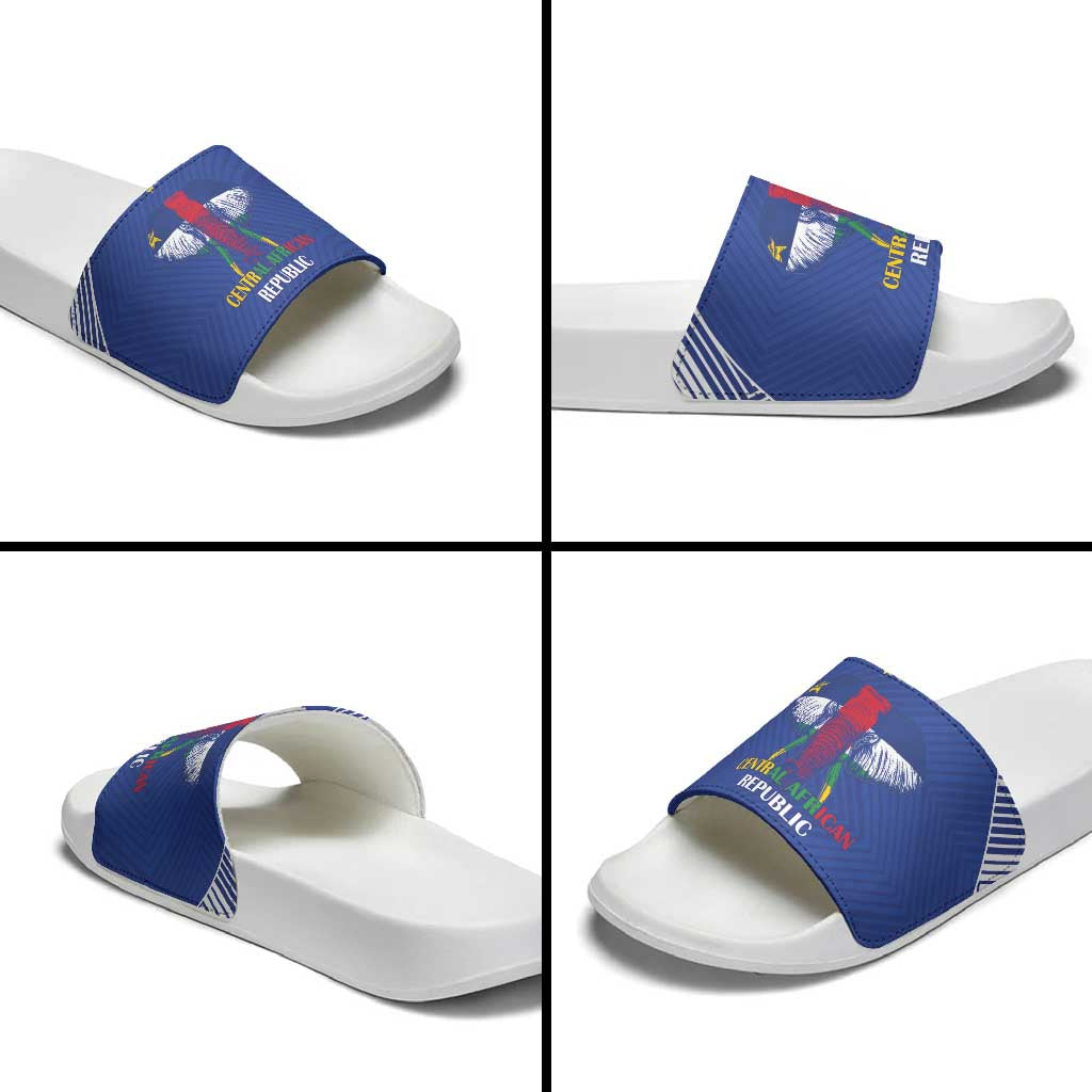 Central African Republic Football Slide Sandals Go Champions
