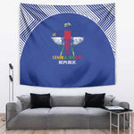 Afro Central African Republic Football Tapestry Go Champions - African Pride