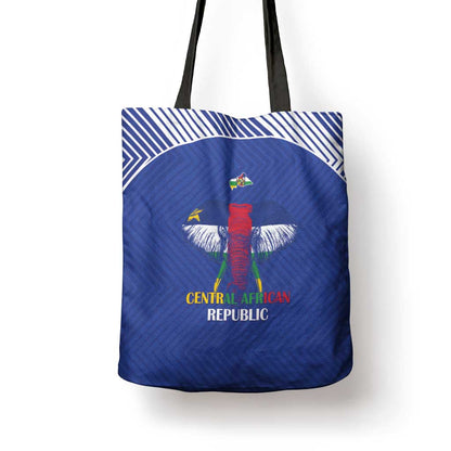 Central African Republic Football Tote Bag Go Champions
