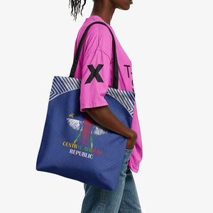 Central African Republic Football Tote Bag Go Champions
