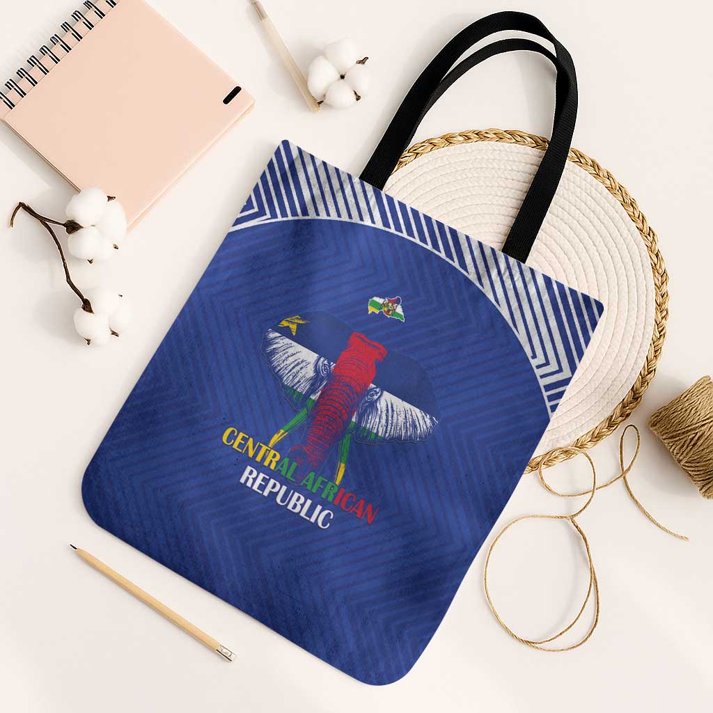 Central African Republic Football Tote Bag Go Champions
