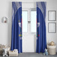 Afro Central African Republic Football Window Curtain Go Champions - African Pride