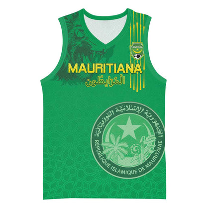 Afro Mauritania Football Custom Basketball Jersey Go Al-Murabitun LT15