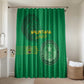 Mauritania Football Bathroom Set Coat Of Arms With Islamic Pattern