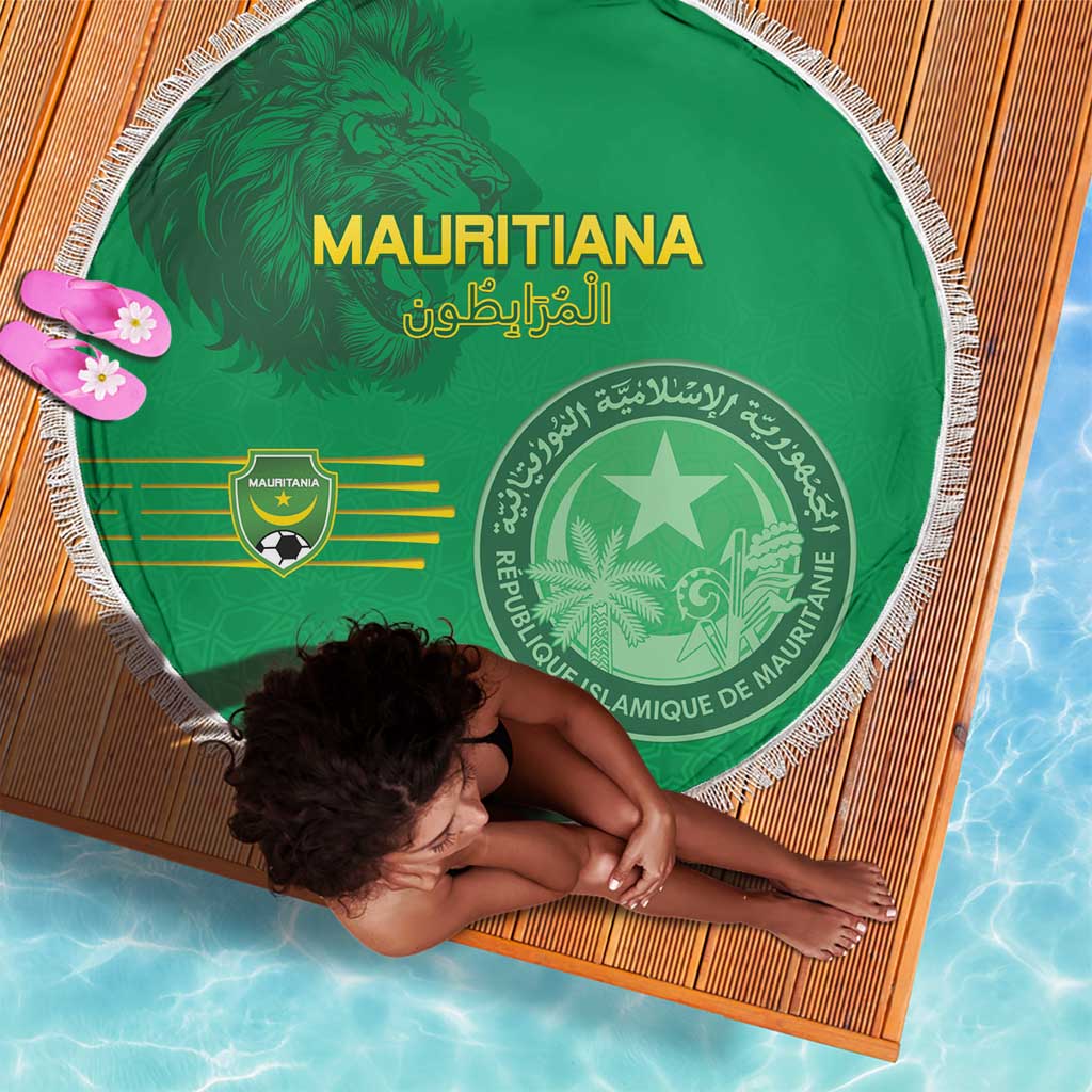 Afro Mauritania Football Beach Blanket Go Al-Murabitun - African Pride