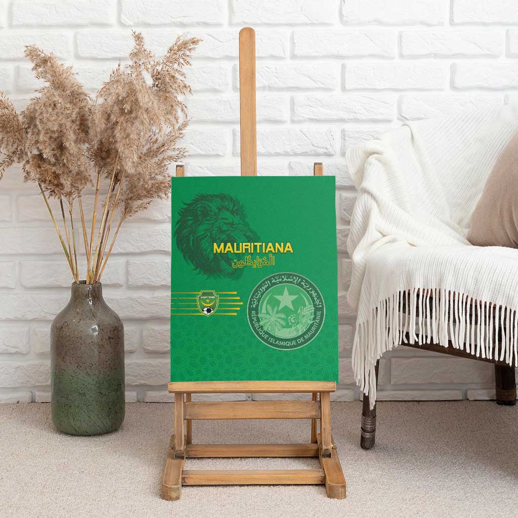 Afro Mauritania Football Canvas Wall Art Go Al-Murabitun - African Pride
