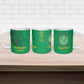 Custom Mauritania Football Ceramic Mug Coat Of Arms With Islamic Pattern