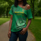 Custom Mauritania Football Cross Shoulder Shirt Coat Of Arms With Islamic Pattern