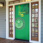 Custom Mauritania Football Door Cover Coat Of Arms With Islamic Pattern