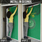Custom Mauritania Football Door Cover Coat Of Arms With Islamic Pattern