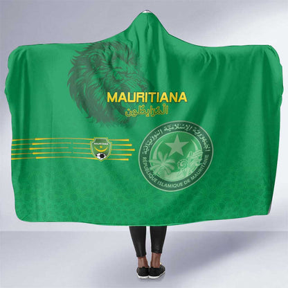 Afro Mauritania Football Hooded Blanket Go Al-Murabitun - African Pride