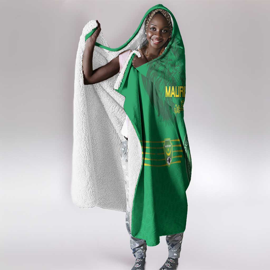 Afro Mauritania Football Hooded Blanket Go Al-Murabitun - African Pride