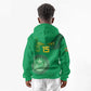 Afro Mauritania Football Custom Kid Hoodie Go Al-Murabitun - African Pride