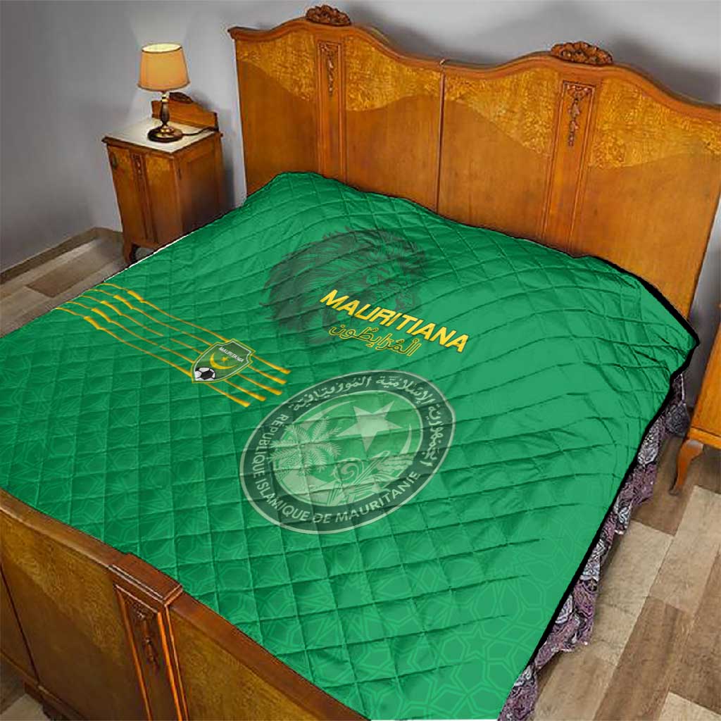 Afro Mauritania Football Quilt Go Al-Murabitun - African Pride
