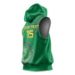 Afro Mauritania Football Custom Sleeveless Hoodie Go Al-Murabitun - African Pride