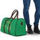 Mauritania Football Travel Bag Coat Of Arms With Islamic Pattern