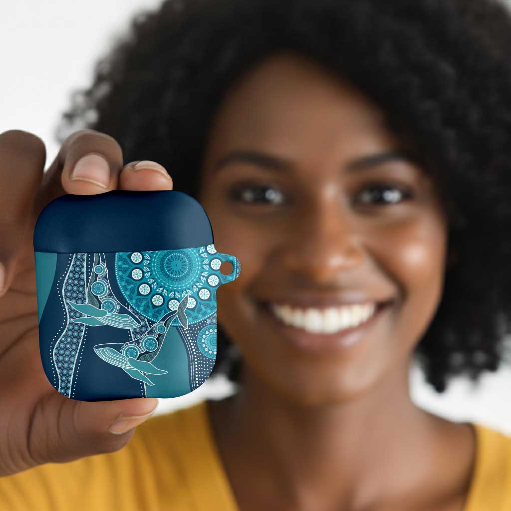 South Africa Whale Fes AirPods Case African Shwe Shwe Pattern