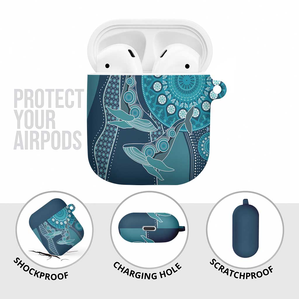 South Africa Whale Fes AirPods Case African Shwe Shwe Pattern