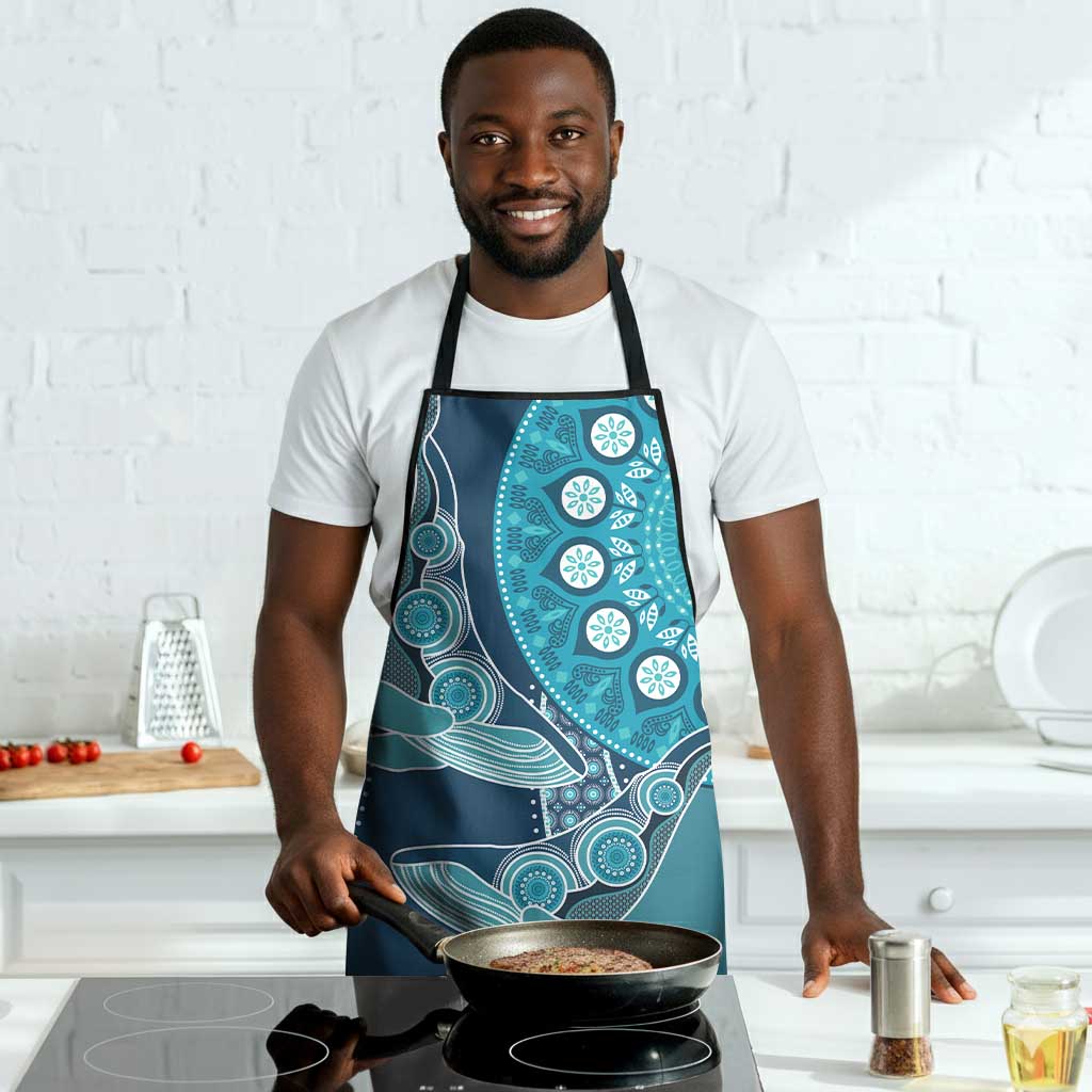 South Africa Whale Fes Apron African Shwe Shwe Pattern