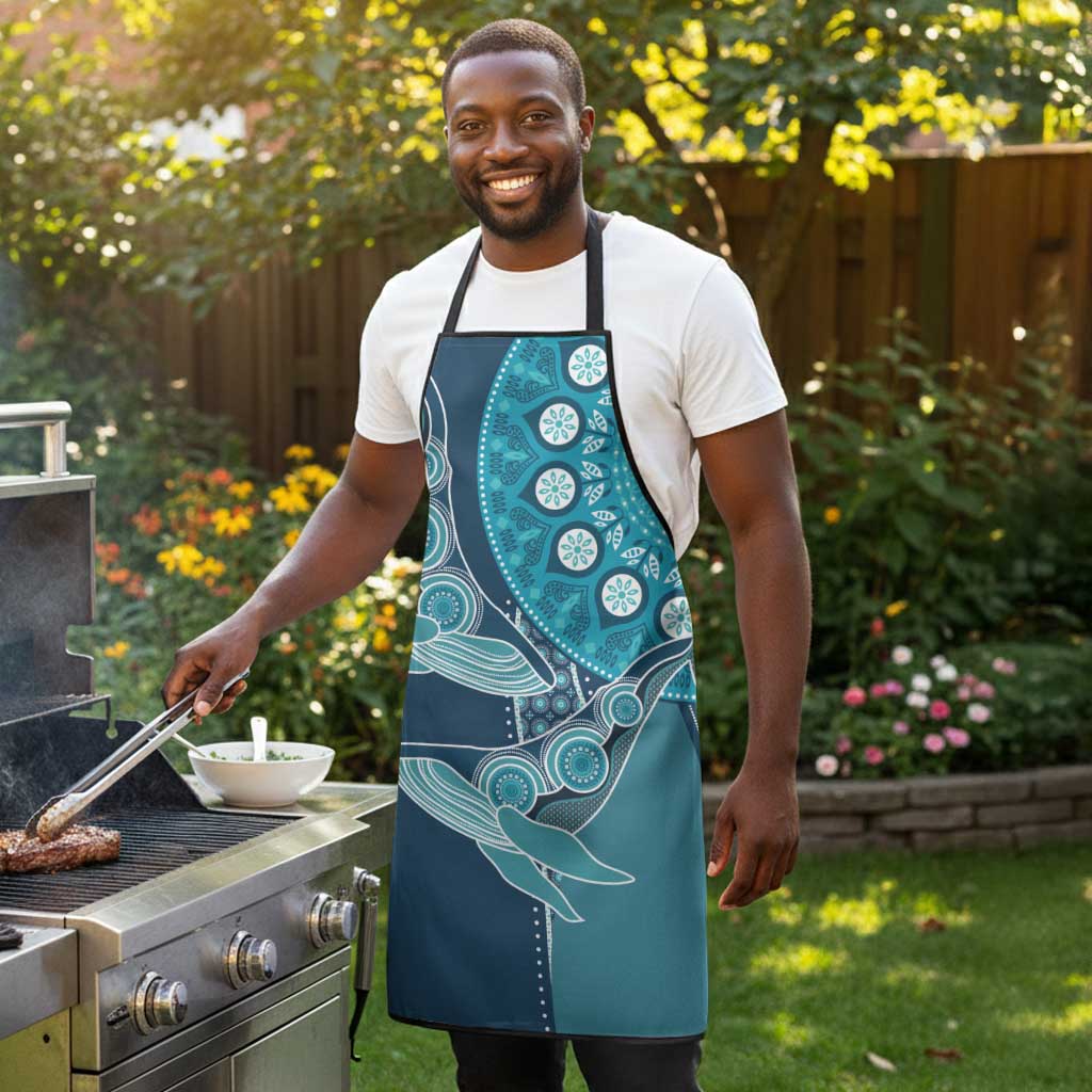 South Africa Whale Fes Apron African Shwe Shwe Pattern