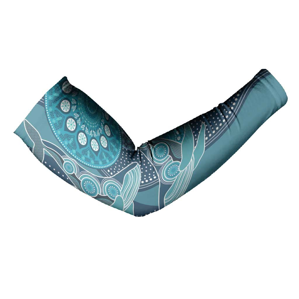 Personalized South Africa Whale Fes Arm Sleeves African Shwe Shwe Pattern