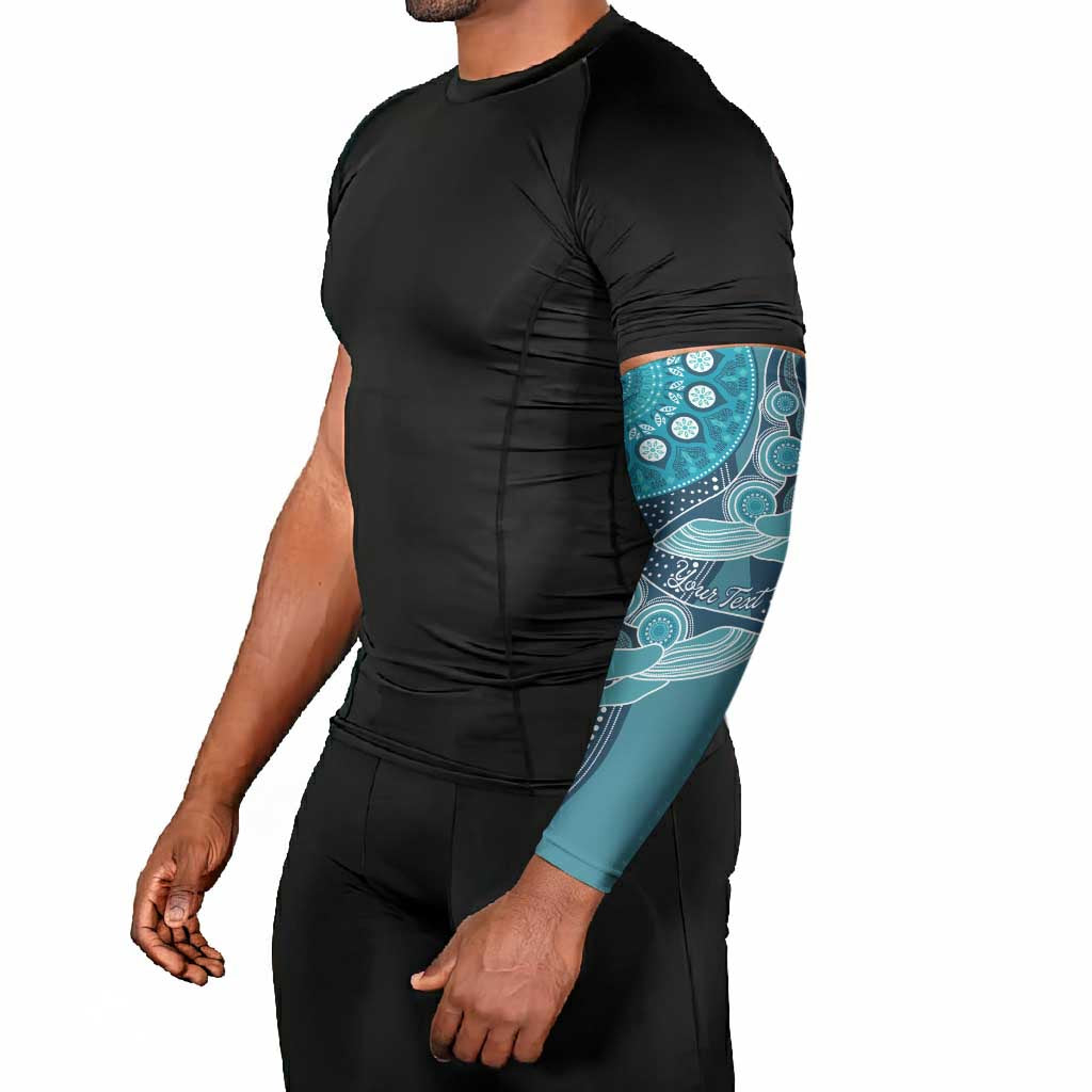 Personalized South Africa Whale Fes Arm Sleeves African Shwe Shwe Pattern