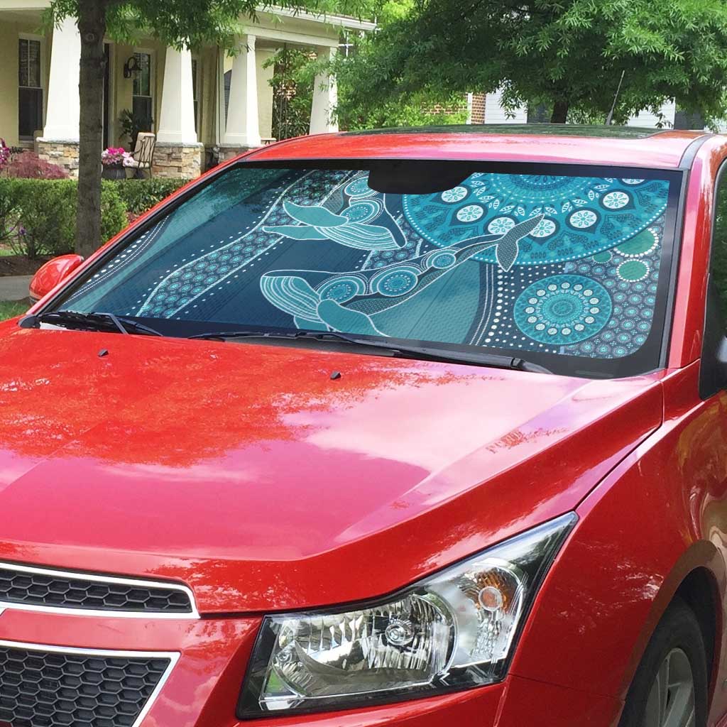 South Africa Whale Fes Auto Sun Shade African Shwe Shwe Pattern