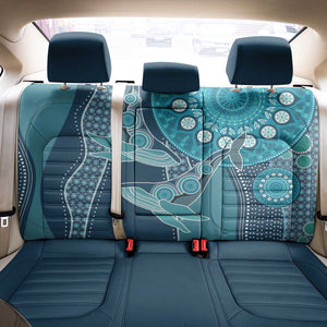 South Africa Whale Festival Back Car Seat Cover African Shwe Shwe Pattern - African Pride