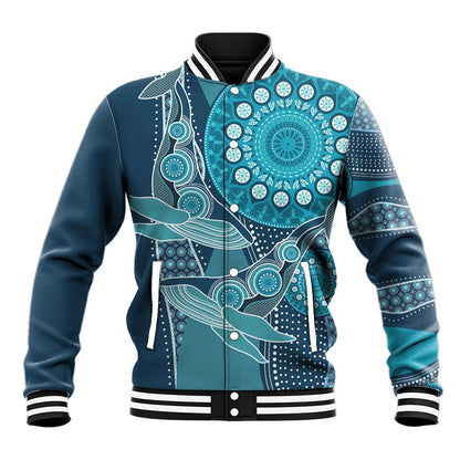 South Africa Whale Festival Personalized Baseball Jacket African Shwe Shwe Pattern - African Pride