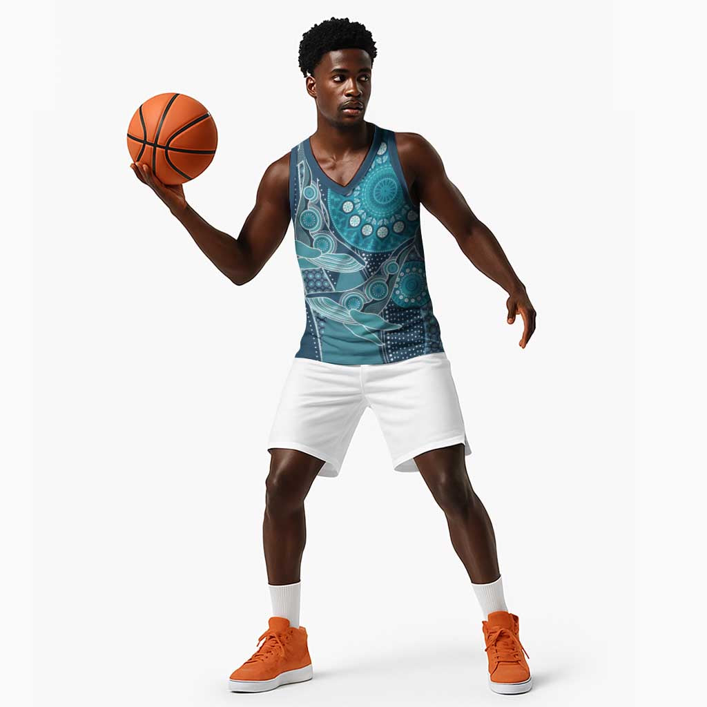 South Africa Whale Festival Personalized Basketball Jersey African Shwe Shwe Pattern LT15