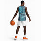 South Africa Whale Festival Personalized Basketball Jersey African Shwe Shwe Pattern LT15