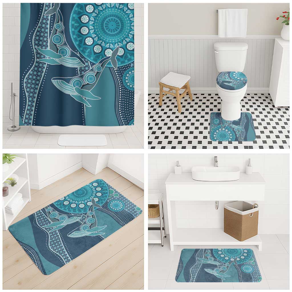 South Africa Whale Fes Bathroom Set African Shwe Shwe Pattern
