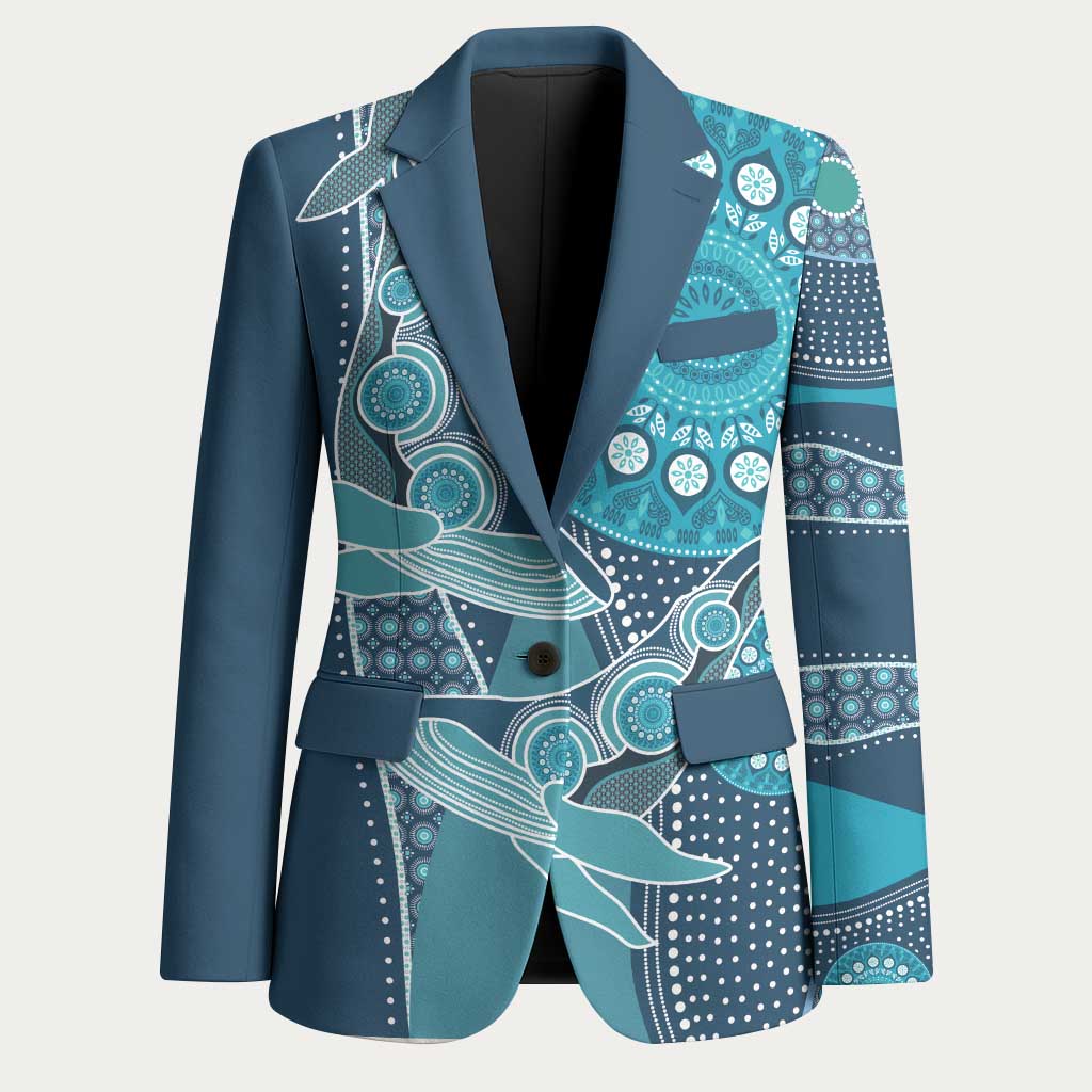 Personalized South Africa Whale Fes Blazer African Shwe Shwe Pattern