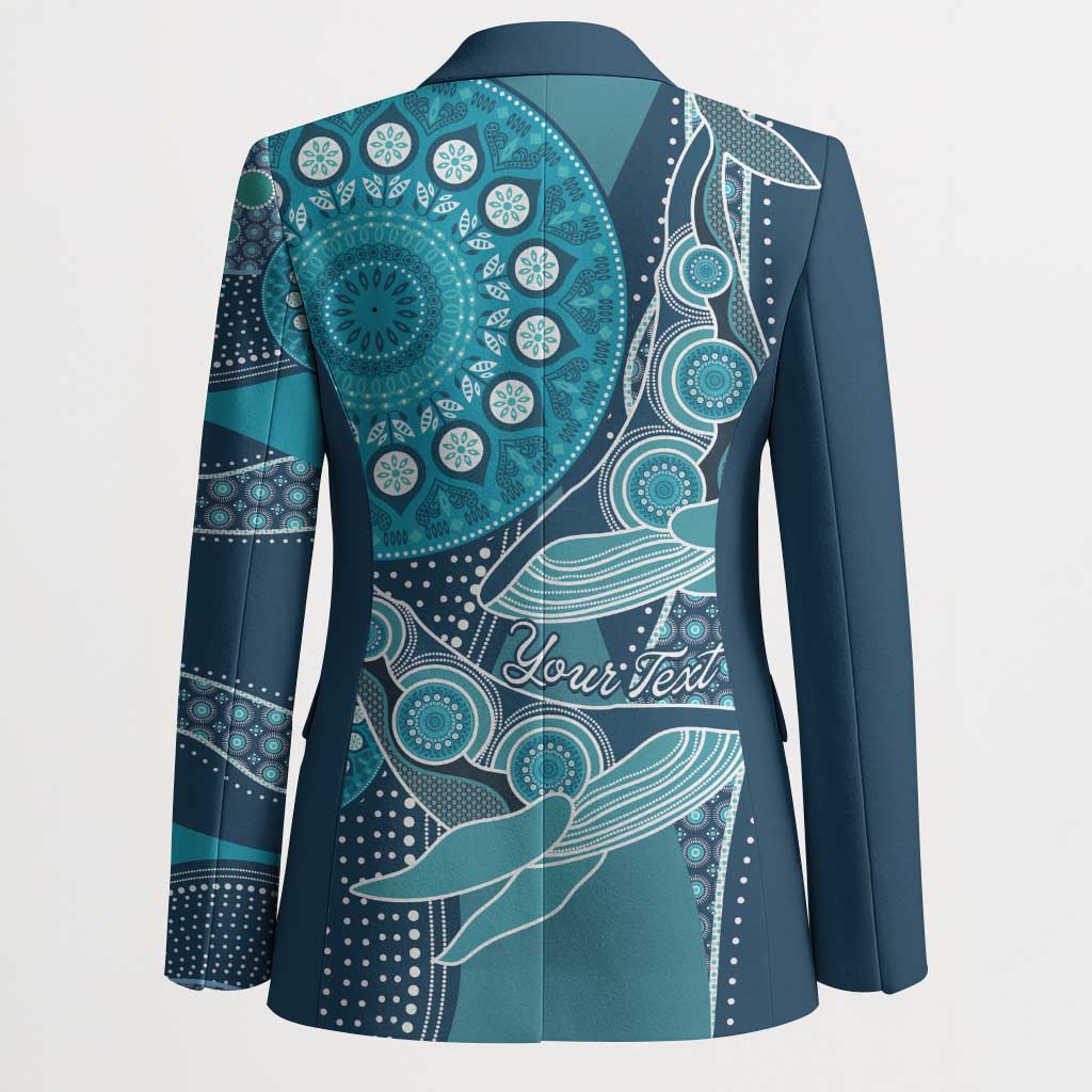 Personalized South Africa Whale Fes Blazer African Shwe Shwe Pattern